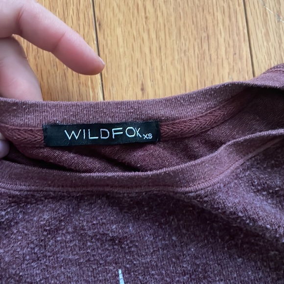 WILDFOX Wild Thing Sweatshirt Lightning Bolt Graphic Statement Top Boho Coastal - Picture 5 of 7